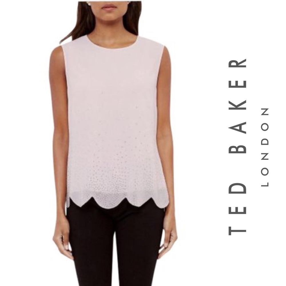 Ted Baker London Pink Sleeveless Blouse